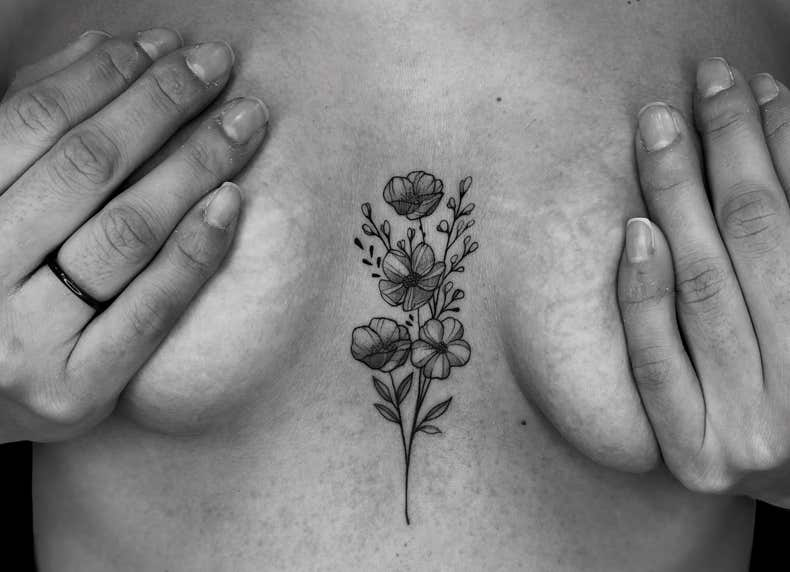 Floral Tattoo | The Wall Tattoo