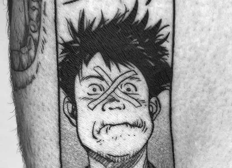 Anime Tattoo | The Wall Tattoo