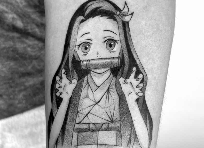 Anime Tattoo | The Wall Tattoo