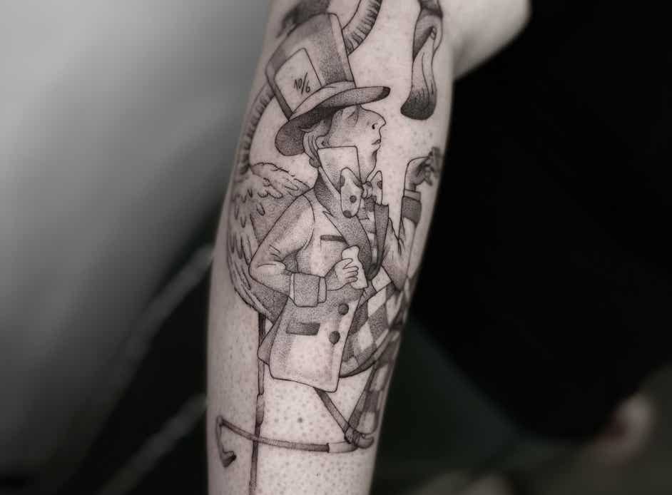 Dotwork Tattoo | The Wall Tattoo