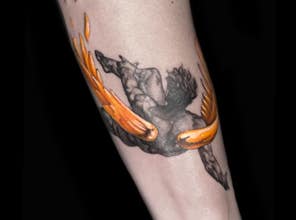 Tatuaje realizado por Stey Santos