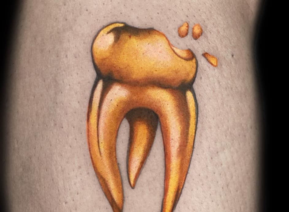 Gold Tattoo | The Wall Tattoo