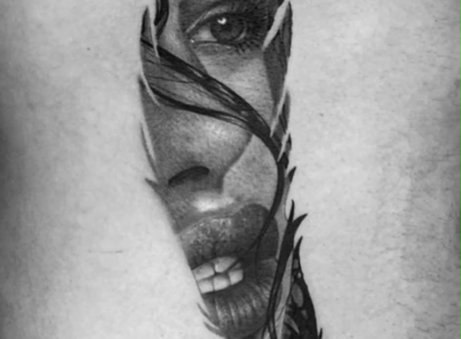 B/N Tattoo | The Wall Tattoo