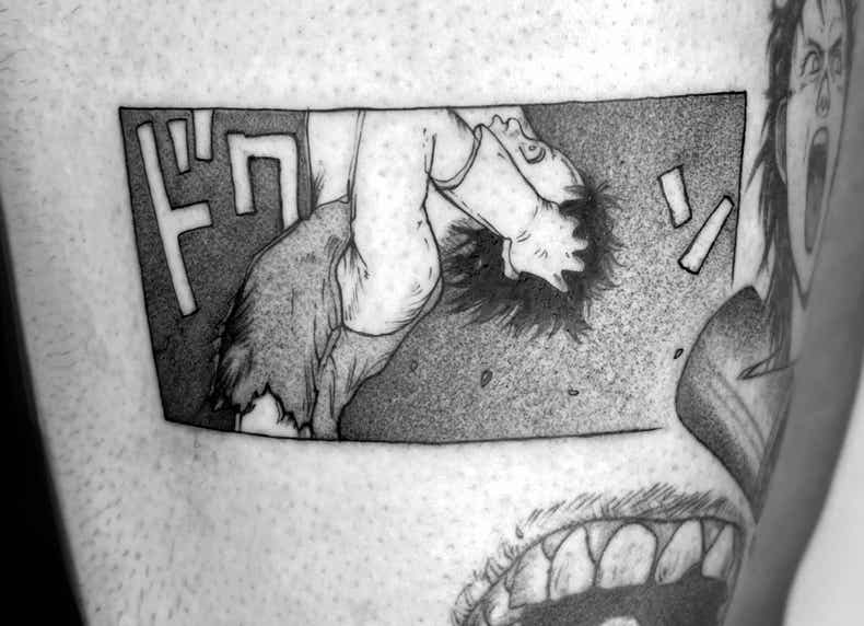 Anime Tattoo | The Wall Tattoo