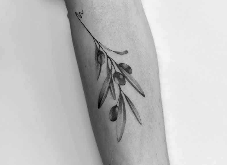 Floral Tattoo | The Wall Tattoo