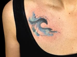 Tatuaje realizado por Stey Santos