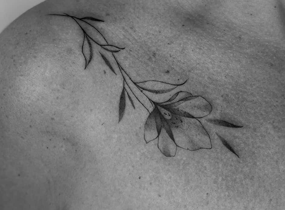 Floral Tattoo | The Wall Tattoo