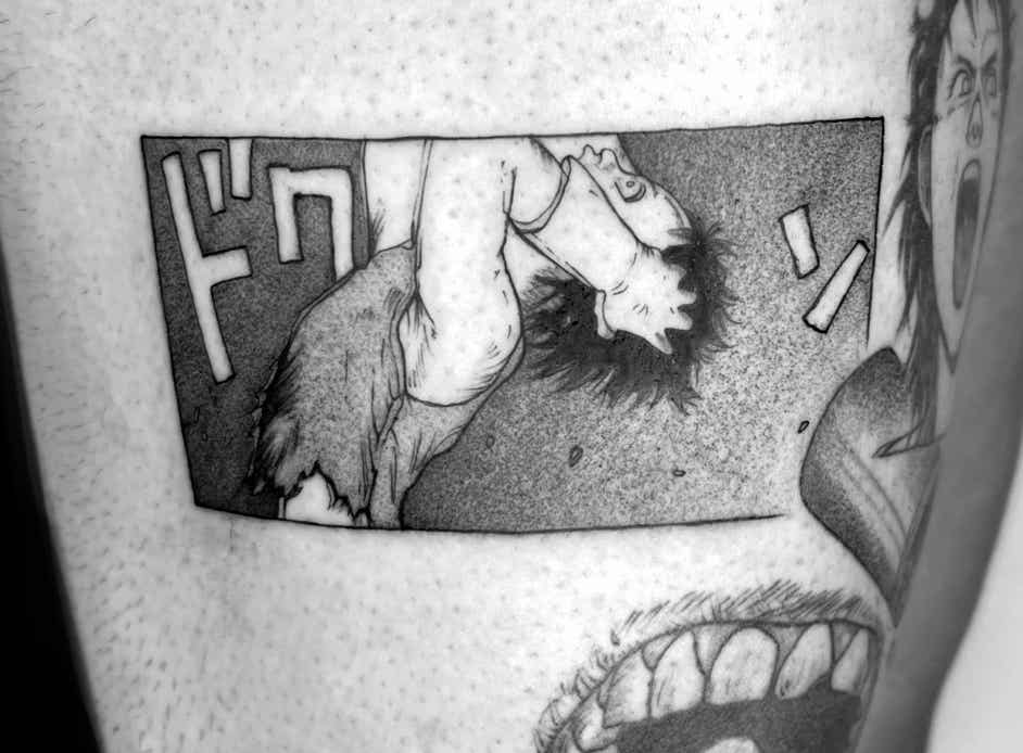 Anime Tattoo | The Wall Tattoo