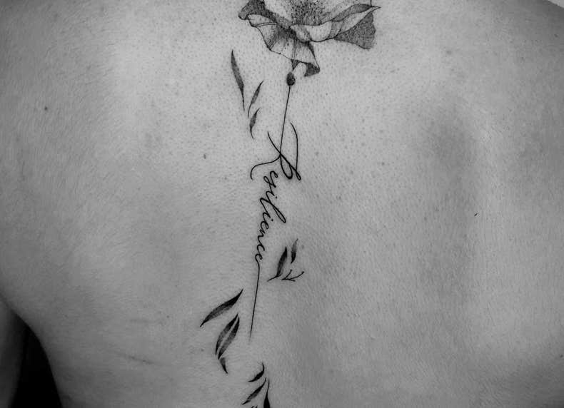 Floral Tattoo | The Wall Tattoo